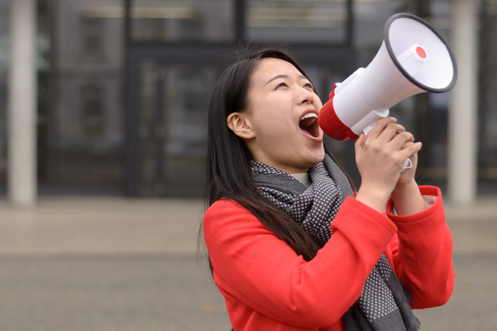 Asian Protester